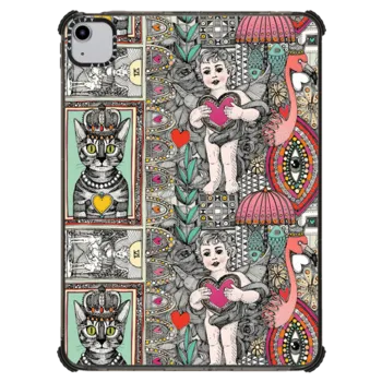 iPad Air (4th/5th gen) iPad Impact Case vintage valentine kitsch iPad