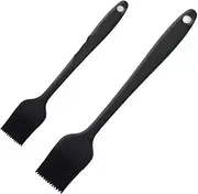 2-Piece Silicone Oil Brush Set-Dual-Sized for Grill, Barbecue, Cooking & Baking