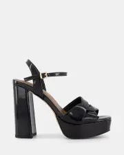 Shelly Shen Mack/Black Patent Womens Heels 08