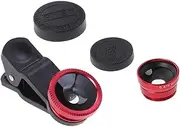 OSALADI Super Wide Angle Macro Lens for Mobile Fisheye Lens for Phone 3-in-1 Lightweight Easy to Use