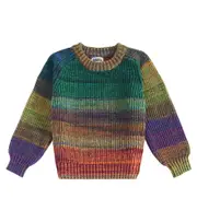 [Molo] Molo Bosse space-dyed wool-blend sweater Y 7/8 multicoloured