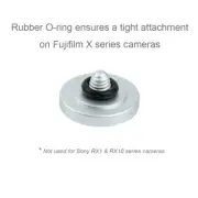 Silver Soft Shutter Release Button 2PC for Sony DSC-RX1R II,RX10 IV III II,RX10