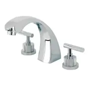 Kingston Brass KS436.KNL Convergent Deck Mounted Roman Tub Filler - Chrome