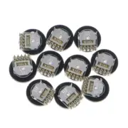 10 Pcs B103 16x2mm 10K Ohm Double Dial Taper Volume Wheel Duplex Potentiometer