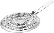 PAMINGONO Stainless Steel Pot Rack Storage Rack Heat Diffuser Flame Guard for Induction Stove Hot Plate Gripper Heat Resistant Mat Accessories