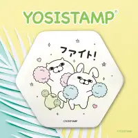 在飛比找博客來優惠-YOSISTAMP/呦嘻百分百 陶瓷杯墊 啦啦隊