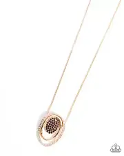 Paparazzi Glistening Grade Brown Necklace NWT
