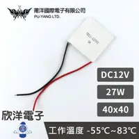 在飛比找樂天市場購物網優惠-※ 欣洋電子 ※ 莆洋 40x40 DC12V 27W 半導