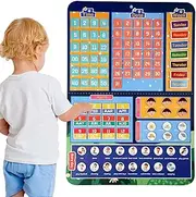 Kids Calendar Clock for Learning - Creative and Funny Calendar and Learning Clock Educational Toy - Creative Educational Kids Puzzle Clocks Calender Toy Kids Calendar Seasons Calendar Toys