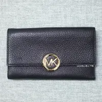 在飛比找PopChill優惠-[二手] 【二手】Michael Kors 圓形MK牛皮雙面