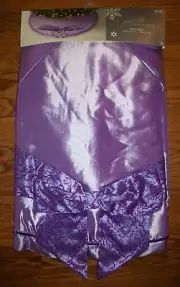 Jaclyn Smith Christmas Lavender/Purple & Bow Tree Skirt Winter Wishes 48" NWT