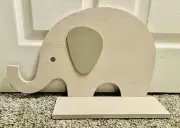 Baby Kids Elephant Wood Wall Shelf Decor Hobby Lobby