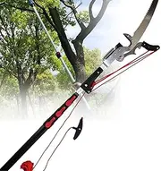 Profession Telescopic Tree Pruner, Pole Saw Telescopic Pole with Pull Cord, for Pruning and Trimming Branches and Leaves