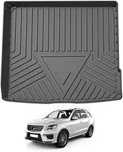 AUSGO 3D Cargo Mat Compatible with Mercedes-Benz ML Class W166 2011-2015, All-Weather Heavy Duty Boot Liner Luggage Tray Trunk Mat