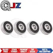 [Qty.4] New 10-3022-4W Bearing [15mm ID x 46mm OD x 14mm W} For Denso Alternator