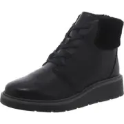 Clarks Womens Andie Go Leather Lace Up Booties Ankle Boots Shoes BHFO 7399