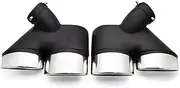W211 Rear Exhaust Tips Muffler Pipe Compatible For Mercedes Benz E-Class E200 E260 E240 E280 E300 E350 Car Accessories