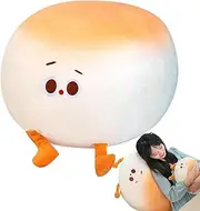 Plush Steamed Bun Pillow - Sleeping Hugging Back Pillow,Playtime Companion Doll with Cute Expression for Sofa Car Living Room Dining Room Table