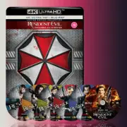 4K Blu-ray Disc Set [Resident Evil 1-6] 6 discs Full English Chinese 【生化危机1-6】