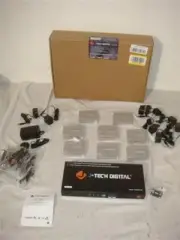 J-TECH DIGITAL JTD-1215 1X8 HDMI EXTENDER HDMI OVER ETHERNET 2-WAY SPLITTER