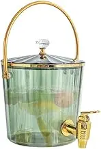 Beverage Dispenser 2L Glass Jar Self-Service Beverage Bucket Cold Brew Coffee Maker Sun Tea jar with Spigot Glass Beverage Dispenser ice Bucket Juice Dispenser