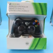 Microsoft Xbox 360 OEM Original Wireless Controller -Black- Burst Batteries READ