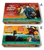 Marx "Ice Station Zebra" Play Set Box