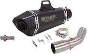 Exhaust System for Suzuki SV650 SV650X SV650S SV 650 2016-2021 Motorcycle Exhaust System Escape Moto Slip OnModified Muffler Mid Link Pipe (Color : A4)