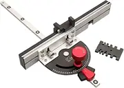 Table Saw Miter Gauge with Miter Fence Set Sawing Assembly Angle Ruler DIY Woodworking Tool with Track Stop