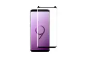 Nuglas Screen Protector 3D Full Cover Tempered Glass Curved Edge Galaxy S9 Black