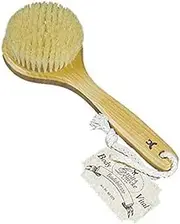 Croll & Denecke Bath Brush Round with Natural Bristles, 25cm, Stimulates Circulation