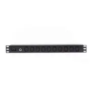 1Ru 10 Way C13 Horizontal Rack Mount Pdu Power Rail
