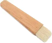 Wooden Barbecuing Baking Brush Oil Sauce Butter Kitchen Tool for Home Cooking (Flat Handle Brush)