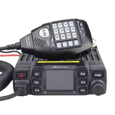 AnyTone AT778UV Mobile Radio VHF UHF Screen Display Wireless 25W FM Transceiver
