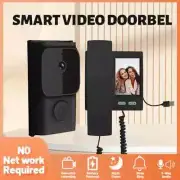 Video Door Bell 2.4G Phone Intercom System with Monitor +Phone Doorbell Camera