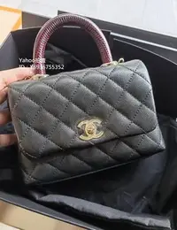 在飛比找Yahoo!奇摩拍賣優惠-Simon二手正品 99新 CHANEL coco mini