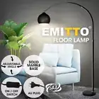 Emitto Modern LED Floor Lamp Stand Reading Light Adjustable Indoor Marble Base