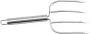 Meat Grilled Fork Barbecue Stick Grill Replacement Parts Stainless Steel BBQ Spit for Camping