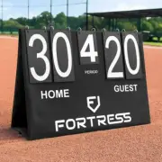 FORTRESS Portable Baseball Scoreboard | MANUAL SCOREBOARD FOR BASEBALL/SOFTBALL