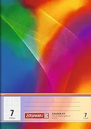 25 x Brunnen exercise books, A5 Lin 7, 16 sheets