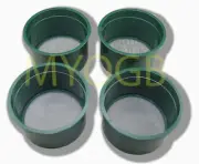 Stackable Plastic Sieve / Screen Kit 4 screens Classifying 10-20-40-50 Mesh-Gold