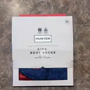 Hunter Kids Boot Socks Tarp Blue XL 4-6