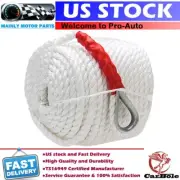 3/4x200' Twisted Three Strand dock line rope cord boat Anchor Mooring w/ Thimble