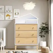 3 Chest of Drawers Dresser Stoage Cabinet - Bedroom Furniture for Stylish Storage