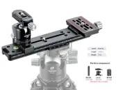 【USA Dealer】Leofoto FDM-01 Binocular Rangefinder Rail Kit | Length: 230mm