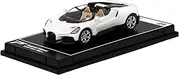 PosterCars - 1:64 Scale Bugatti Mistral Blanc White Hypercar League Collection No.23