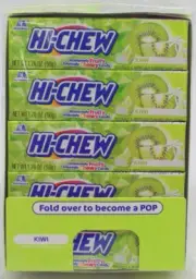 Hi-Chew Kiwi Fruit Chews Candy 15 Packs Japanese Chewy Fruity Candies 1.65 LB