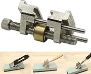 Stainless Steel Honing Guide with Brass Roller for Wood Chisel Fixed Angle Knife Sharpener Planer Blade Sharpening(Clamping Width Range 0.2''-3.2'')
