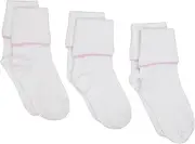 [Jefferies Socks] Little Girls' Seamless Tatted Edge