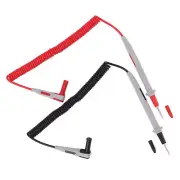 Multimeter Test Lead Extended Spring Fine Brass Tip 20A 1000V For Electronic Tes